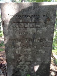 Honor Tillinghast's Headstone