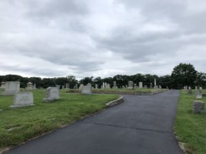 Modern Cemetery Path