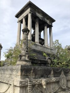 Mausoleum showing top and some of base