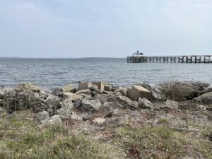 View of water and pier